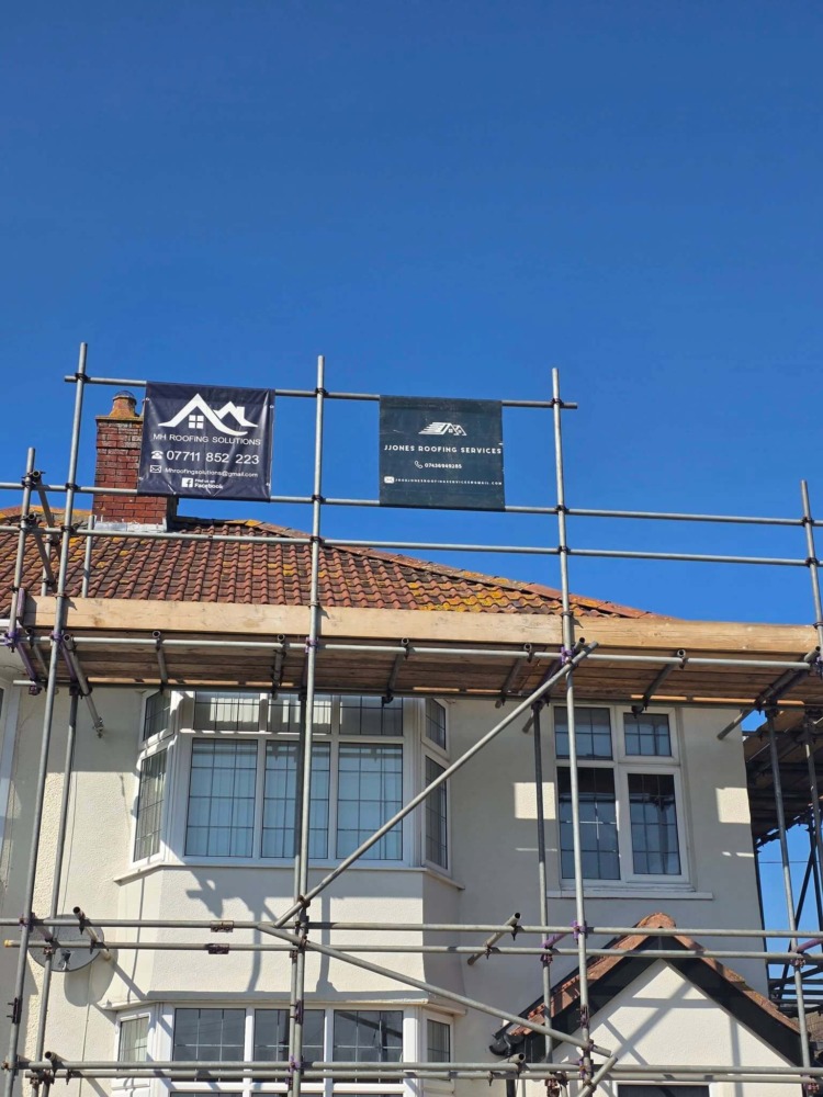 Professional roofing installation by MH Roofing Solutions UK featuring new breathable felt system